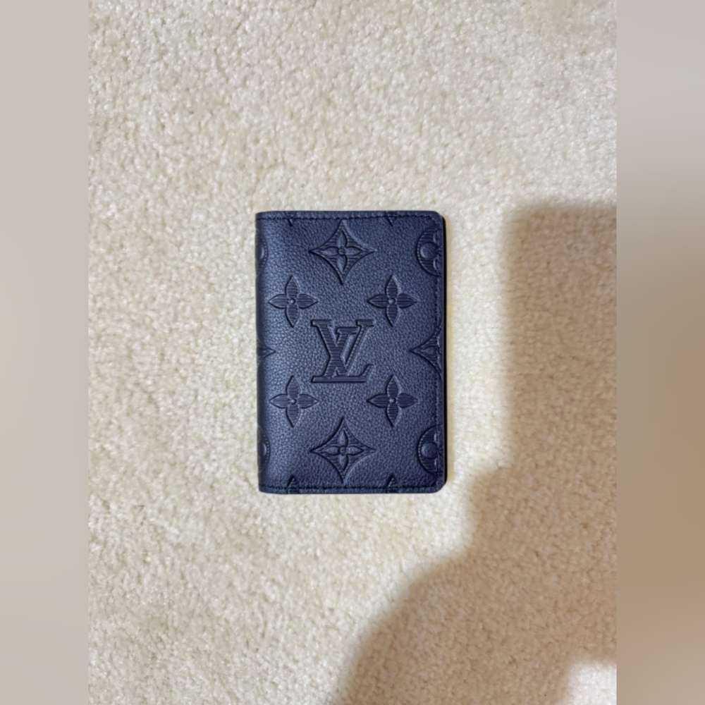 Louis Vuitton Black Leather Wallet